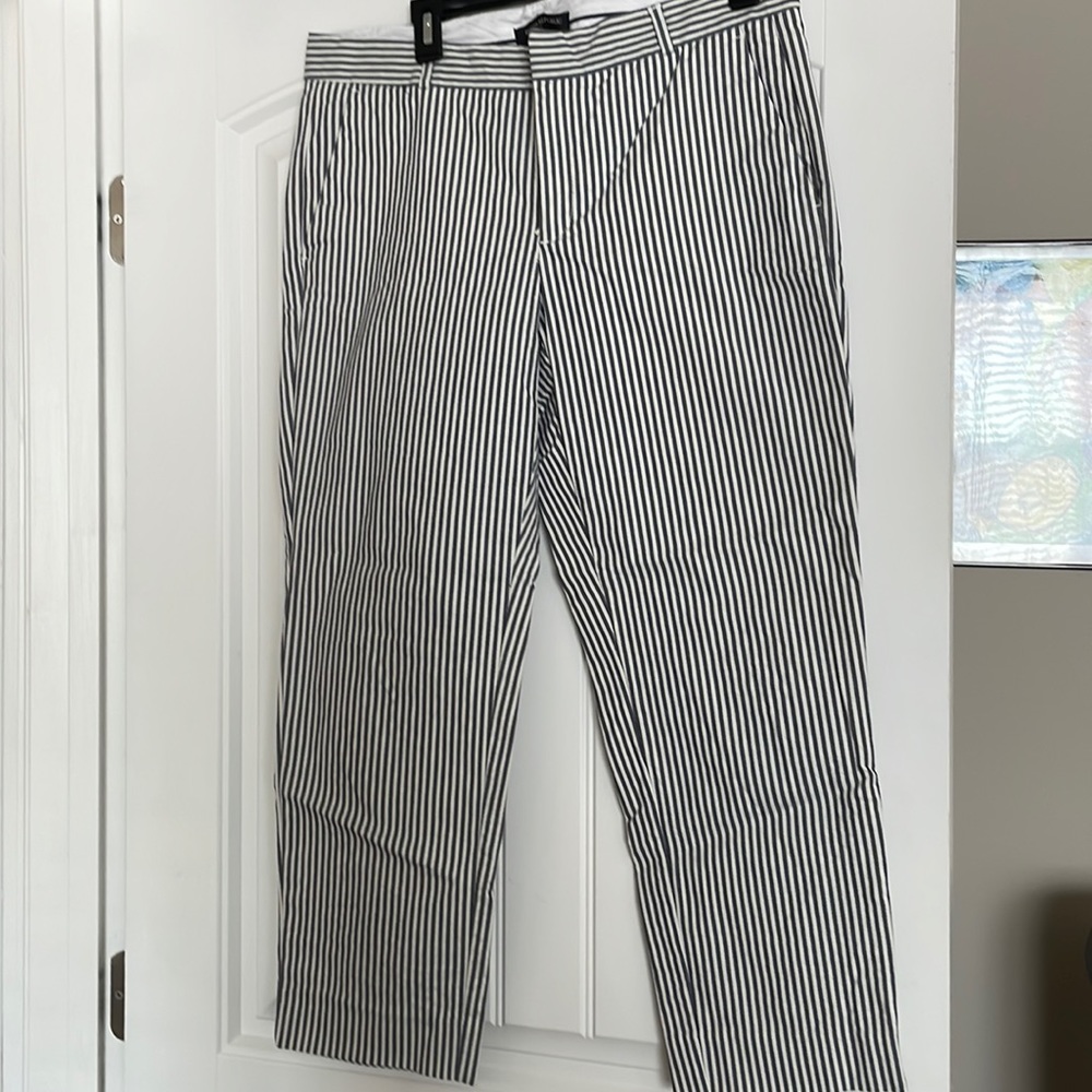 Light Grey and White stripe pants